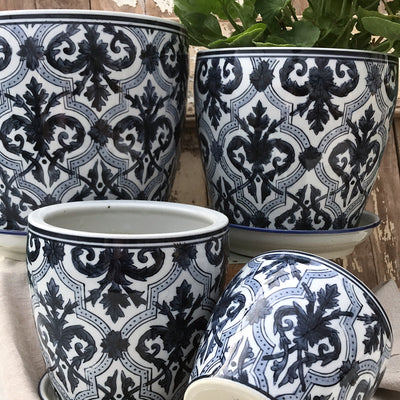 Blue planter 3 sizes